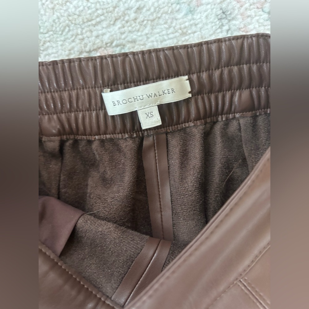 Brochu Walker Brown Wide Leg Pants - Picture 6 of 8